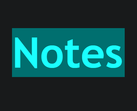 Notes